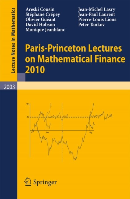 Paris-Princeton Lectures on Mathematical Finance 2010, PDF eBook