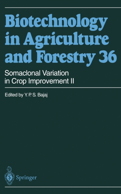 Somaclonal Variation in Crop Improvement II, PDF eBook