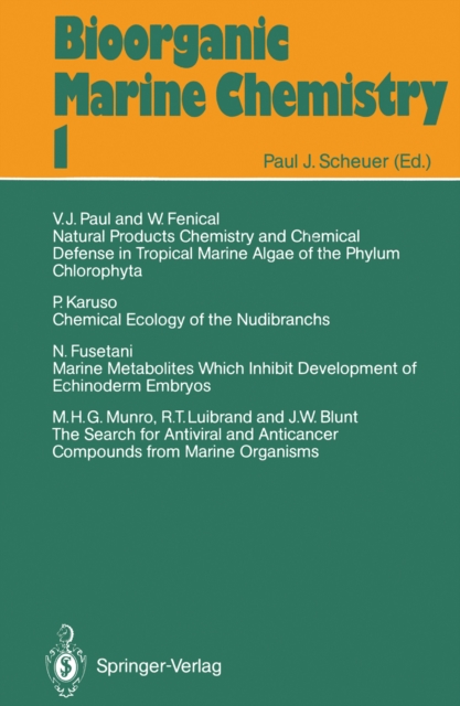 Bioorganic Marine Chemistry, PDF eBook
