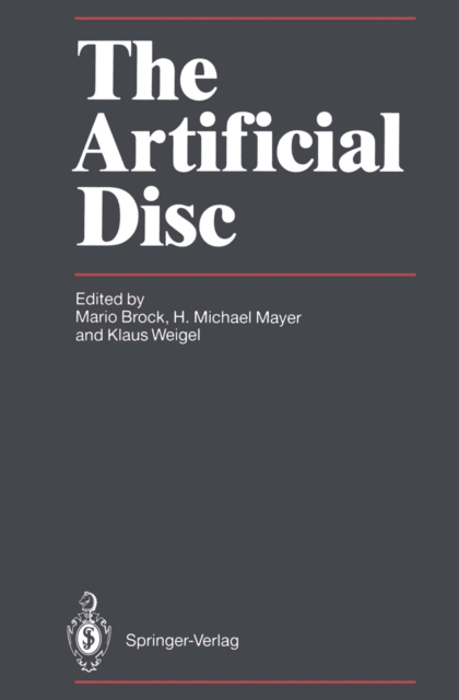 The Artificial Disc, PDF eBook