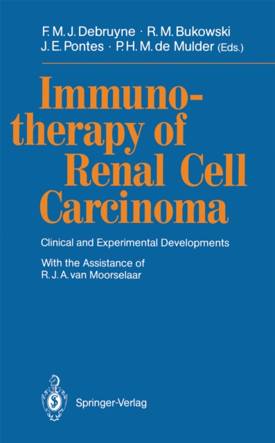 Immunotherapy of Renal Cell Carcinoma : Clinical and Experimental Developments, PDF eBook