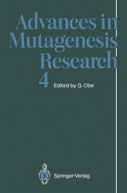 Advances in Mutagenesis Research, PDF eBook