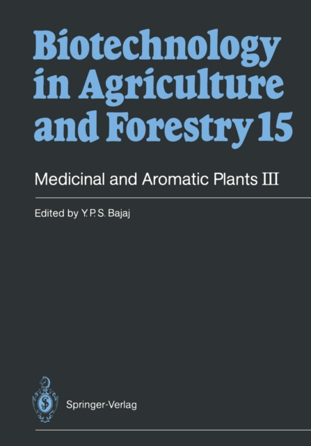 Medicinal and Aromatic Plants III, PDF eBook