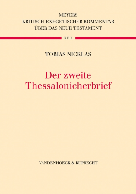 Der Zweite Thessalonicherbrief, PDF eBook