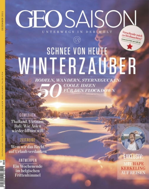 GEO SAISON 12/2021 - Winterzauber : Rodeln, Wandern, Sternegucken: 50 coole Ideen fur den Flockdown, PDF eBook