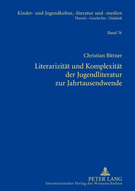 Literarizitaet und Komplexitaet der Jugendliteratur zur Jahrtausendwende, PDF eBook