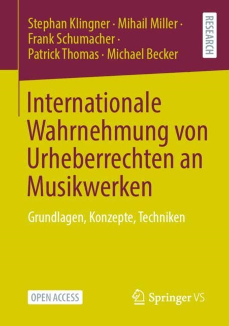 Internationale Wahrnehmung von Urheberrechten an Musikwerken : Grundlagen, Konzepte, Techniken, EPUB eBook