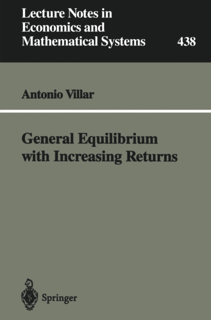 General Equilibrium with Increasing Returns, PDF eBook