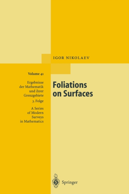 Foliations on Surfaces, PDF eBook