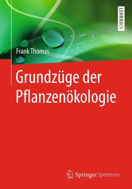 Grundzuge der Pflanzenokologie, EPUB eBook
