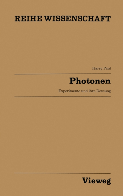 Photonen : Experimente und ihre Deutung, PDF eBook