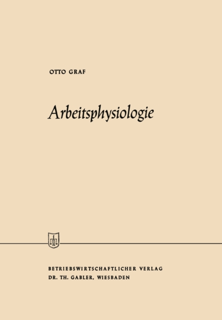 Arbeitsphysiologie, PDF eBook