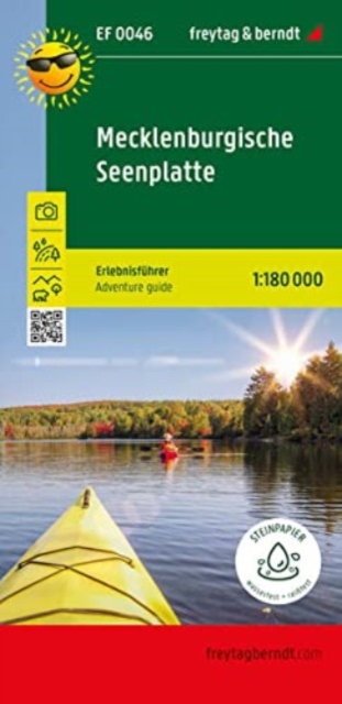 Mecklenburg Lake District, adventure guide 1:180,000, freytag & berndt, EF 0046, Sheet map, folded Book