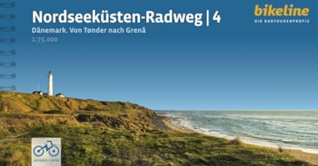 Nordseekusten Radweg 4 Von Tønder nach Grena, Spiral bound Book