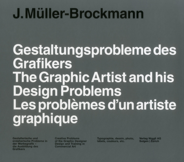 The Graphic Artist and his Design Problems, Hardback Book