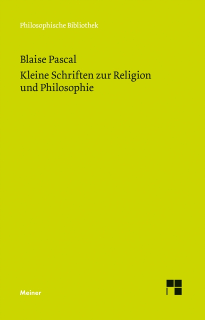 Kleine Schriften zur Religion und Philosophie, PDF eBook