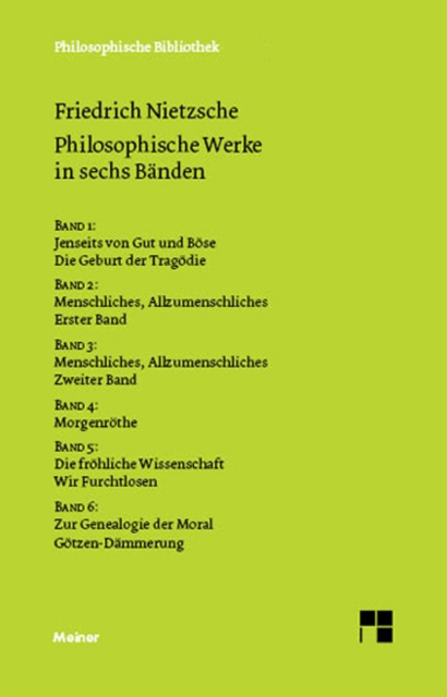 Philosophische Werke in sechs Banden, PDF eBook