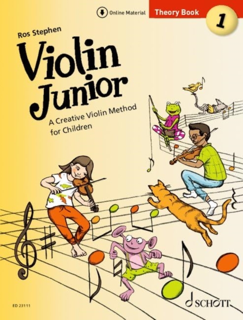 Violin Junior: Theory Book 1 : A Creative Violin Method for Children, Sheet music Book