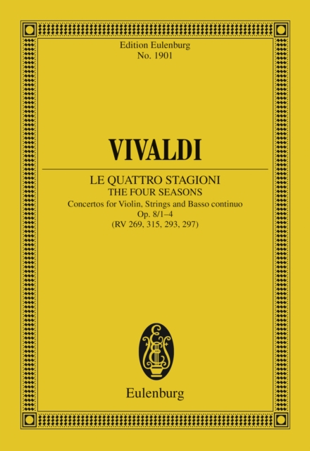 The Four Seasons : Concertos, Op. 8/1-4, PDF eBook