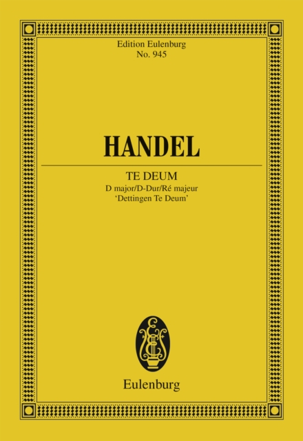 Te Deum D major : "Dettingen Te Deum", PDF eBook