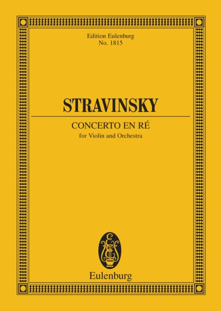 Concerto en re : for violin and orchestra, PDF eBook