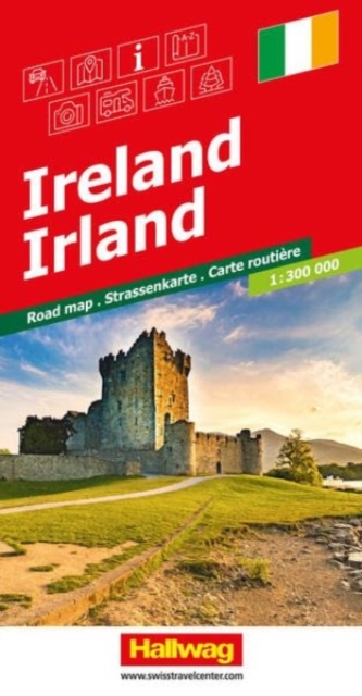 Ireland, Sheet map, folded Book