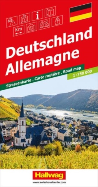 Germany, Sheet map, folded Book