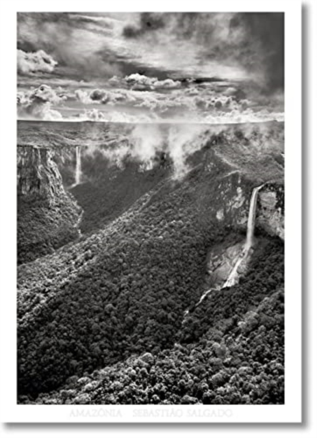 Sebastiao Salgado. Amazonia. Poster 'Waterfalls', Postcard book or pack Book