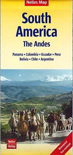 South America - Andes Panama-Colombia-Ecuador, Sheet map, folded Book