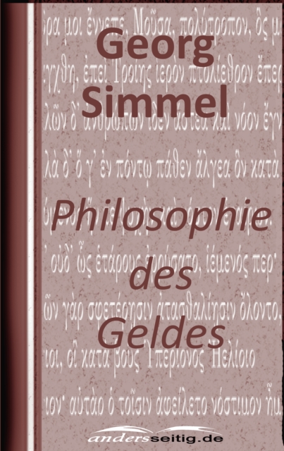 Philosophie des Geldes, EPUB eBook