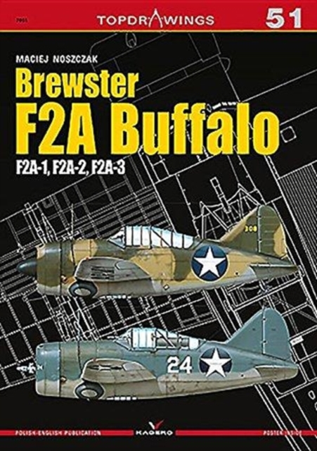 Brewster F2a Buffalo.  F2a-1, F2a-2, F2a-3, Paperback / softback Book