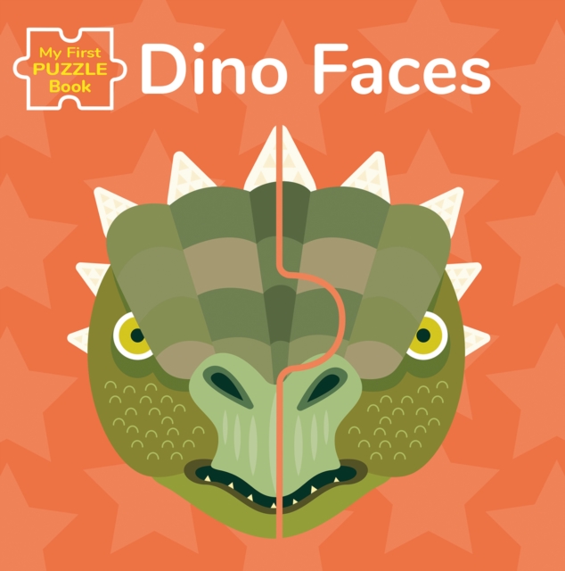 My First Puzzle Book: Dino Faces, Hardback Book