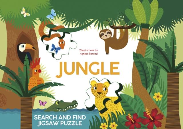 Jungle: Search and Find Jigsaw Puzzle, Board book Book