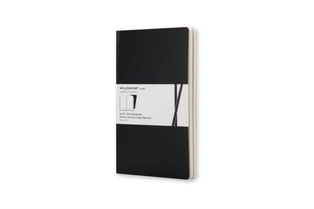 Moleskine Volant Pocket Plain Black 2-set, Multiple copy pack Book