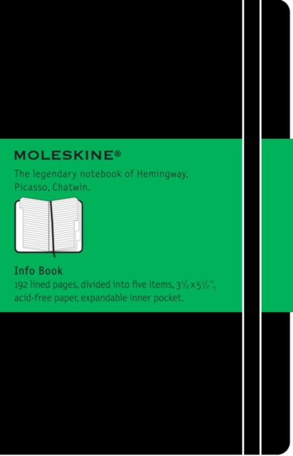 Moleskine Pocket Info Book, Notebook / blank book Book