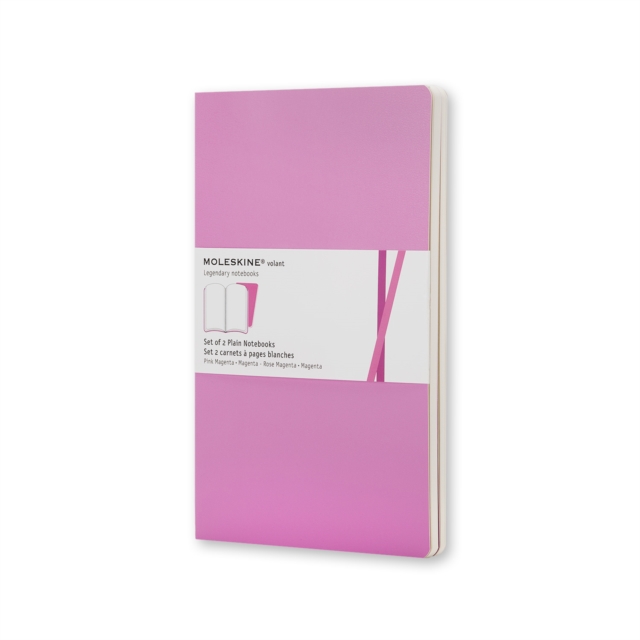 Moleskine Volant Pocket Plain Pink Magenta & Magenta, Multiple copy pack Book