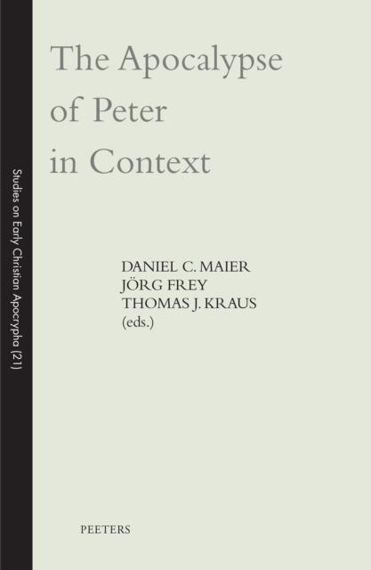 The Apocalypse of Peter in Context, PDF eBook