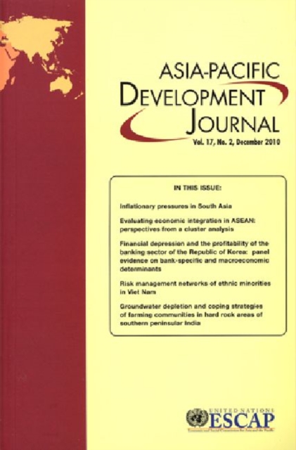 Asia-Pacific Development Journal : Volume 17, Paperback / softback Book
