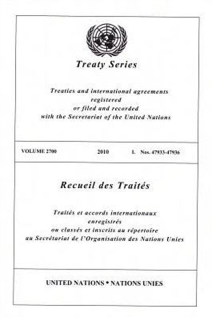 Treaty Series 2700, Paperback / softback Book