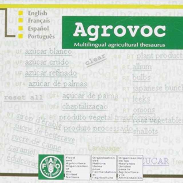 Agrovoc : Multilingual Agricultural Thesaurus, CD-ROM Book
