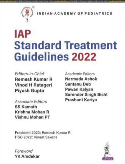 IAP Standard Treatment Guidelines 2022, Paperback / softback Book