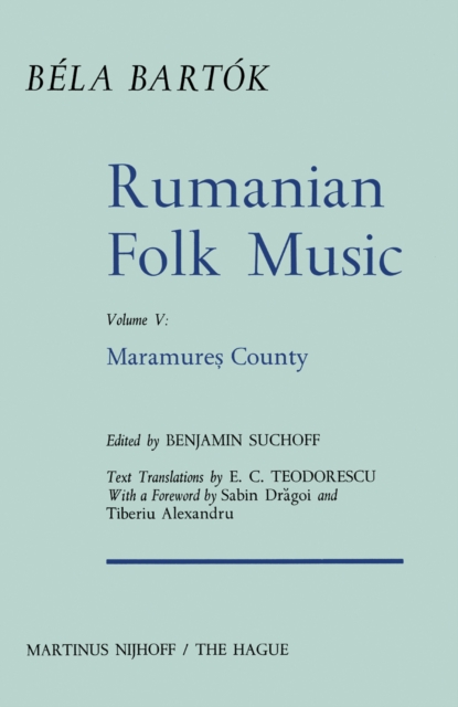 Rumanian Folk Music : Maramure? County, PDF eBook