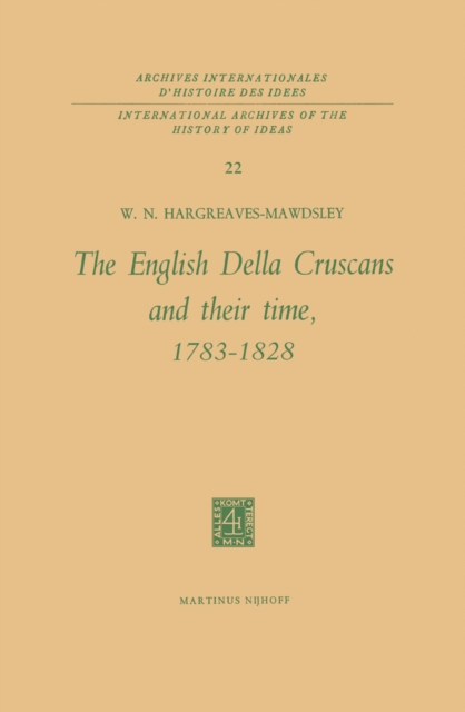 The English Della Cruscans and Their Time, 1783-1828, PDF eBook