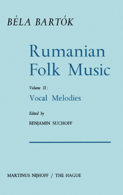 Rumanian Folk Music : Vocal Melodies, PDF eBook
