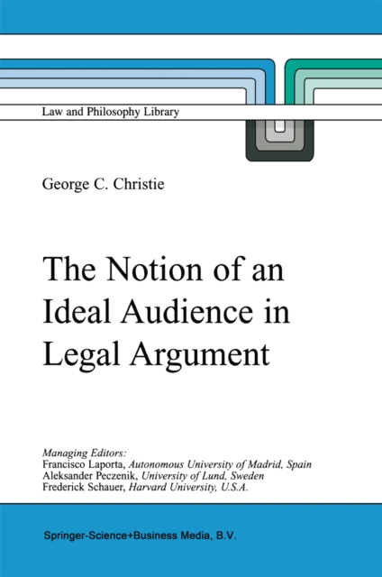 The Notion of an Ideal Audience in Legal Argument, PDF eBook