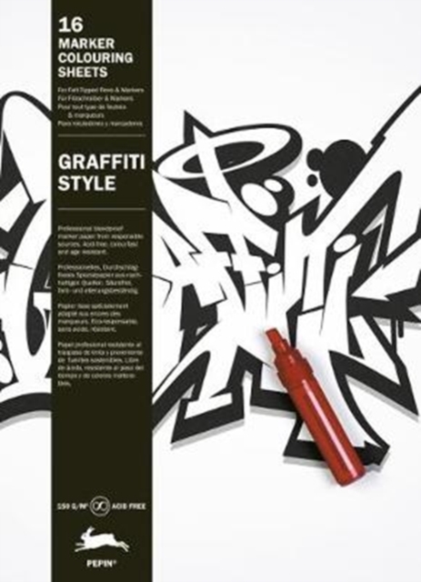 Graffiti Style : Marker Colouring Sheets, Hardback Book