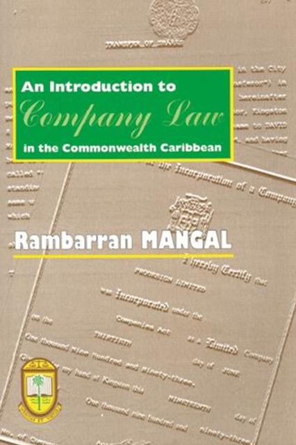 An Introduction to Company Law in the Commonwealth Caribbean, Book Book