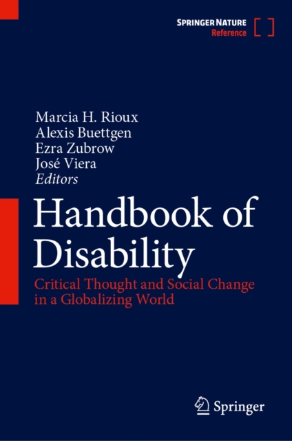 Handbook of Disability : Critical Thought and Social Change in a Globalizing World, EPUB eBook