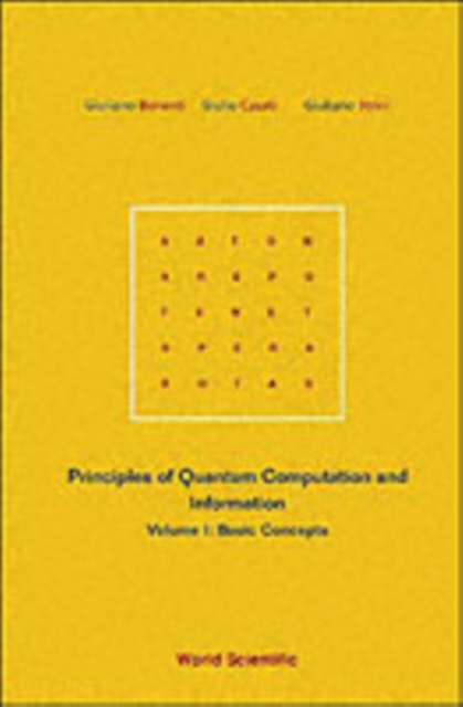 Principles Of Quantum Computation And Information - Volume I: Basic Concepts, Paperback / softback Book