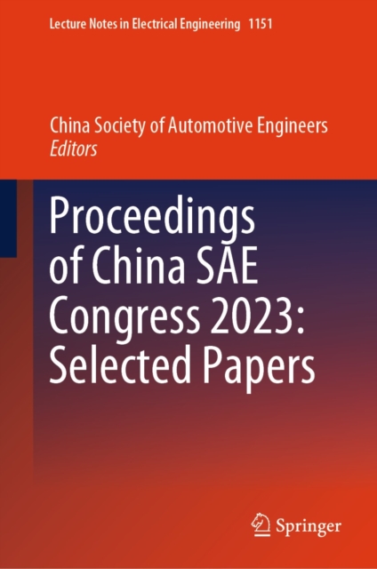 Proceedings of China SAE Congress 2023: Selected Papers, EPUB eBook
